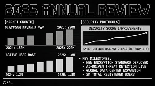 2025 annual review platform growth security milestones terminal